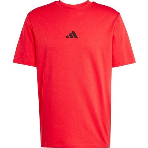 adidas M Sl Sj T Erkek Günlük Tişört JF1095 Kırmızı