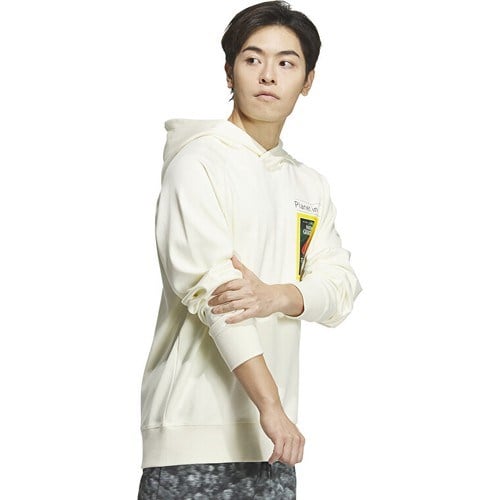 Adidas Natgeo Gfx Hdy Erkek Günlük Sweatshirts IS9523 Krem