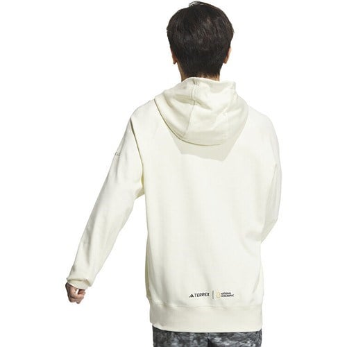 Adidas Natgeo Gfx Hdy Erkek Günlük Sweatshirts IS9523 Krem