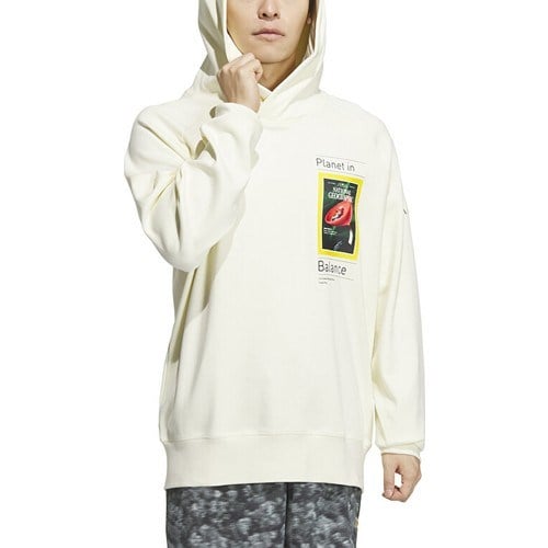 Adidas Natgeo Gfx Hdy Erkek Günlük Sweatshirts IS9523 Krem