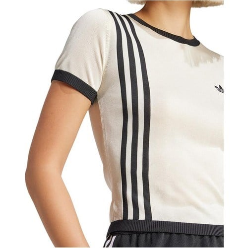 Adidas Originals JJ0961 Knitted 3-Stripes Short Tee
