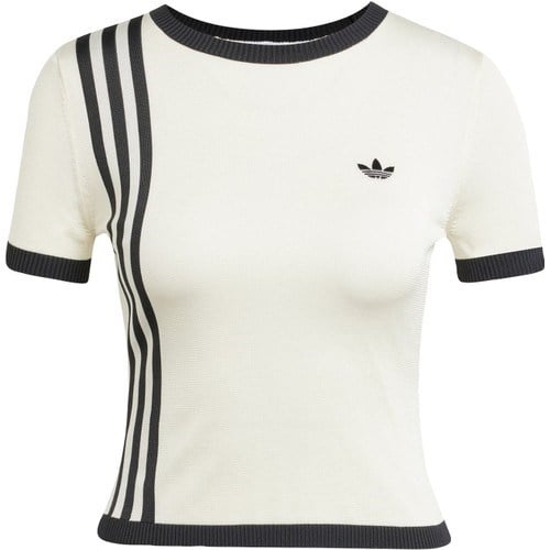 Adidas Originals JJ0961 Knitted 3-Stripes Short Tee