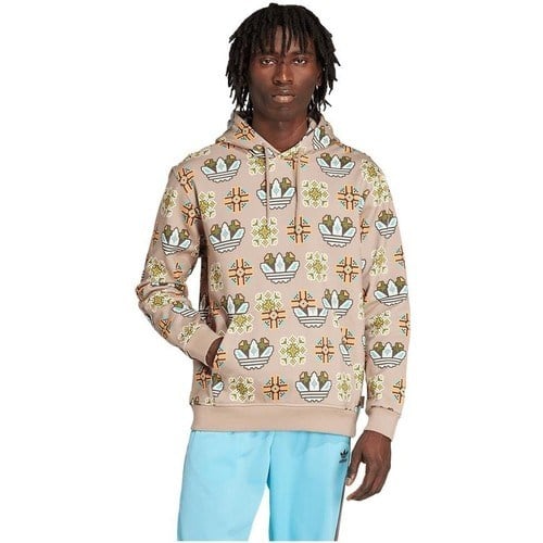 Adidas Originals JW1084 Tile Desenli Bol Kapüşonlu Üst