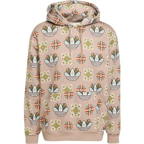 Adidas Originals JW1084 Tile Desenli Bol Kapüşonlu Üst