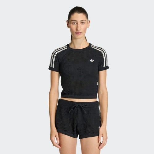 Adidas Originals KC6481 Knıtted Crochet Calı Tee