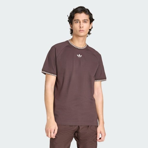 Adidas Originals KE2170 Chest Strıpes Engıneered Collar Tee