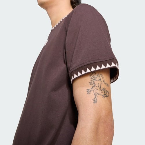 Adidas Originals KE2170 Chest Strıpes Engıneered Collar Tee