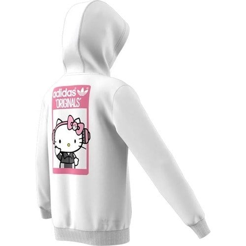 adidas Originals x Hello Kitty Kapüşonlu Üst - Beyaz IU3044