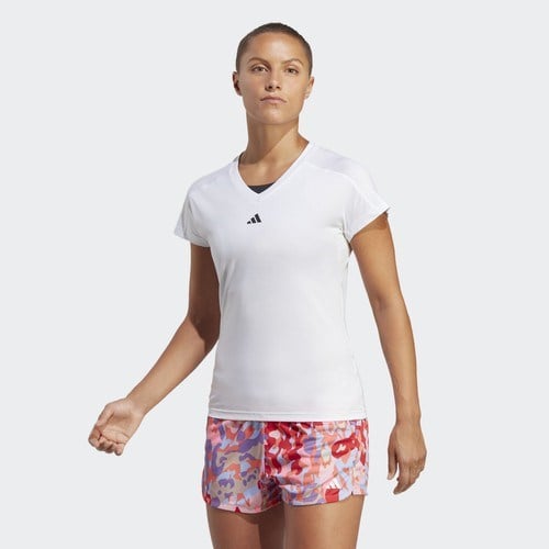 Adidas Performance HR7878 AEROREADY Train Essentials Minimal Branding V-Neck Tee