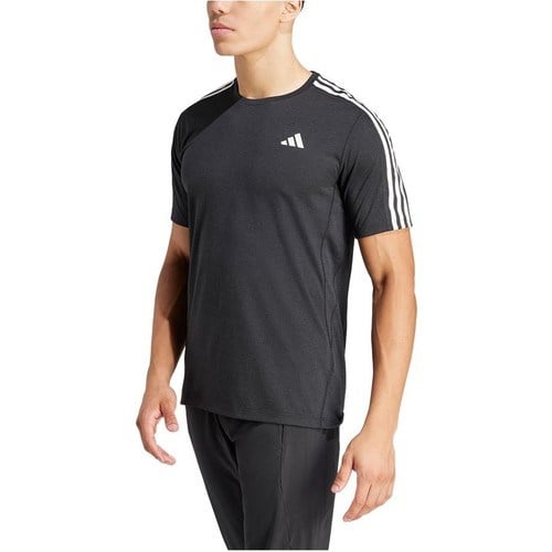 Adidas Performance IQ3834 Own the Run 3-Stripes Tee