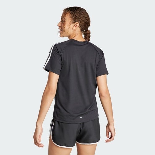 Adidas Performance IQ3875 Own the Run 3-Stripes Tee