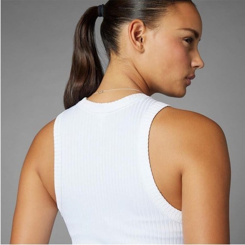 Adidas Performance IW8163 All Gym Seasonal Rib Tight Fit Tonal 3-Stripes Tank Top