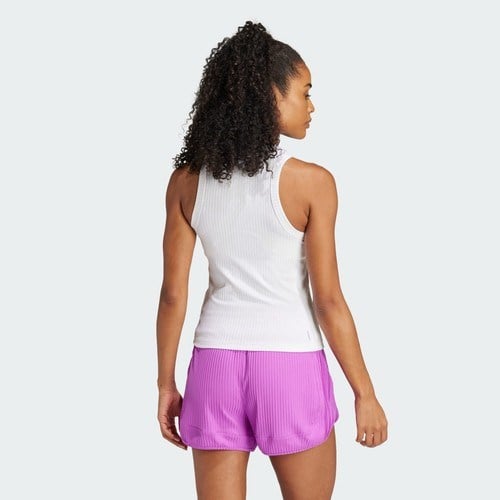 Adidas Performance IW8163 All Gym Seasonal Rib Tight Fit Tonal 3-Stripes Tank Top