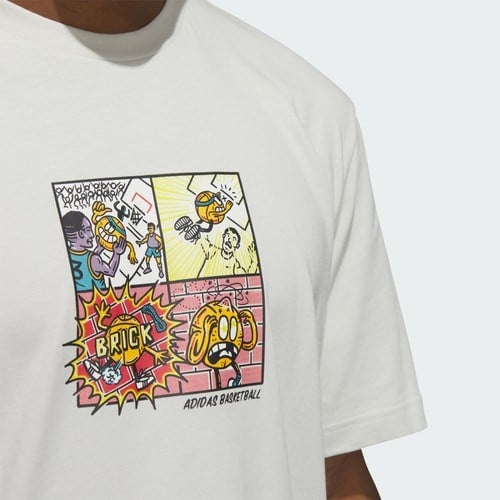 Adidas Performance IX0096 Lil Stripe Comic Graphic Tee
