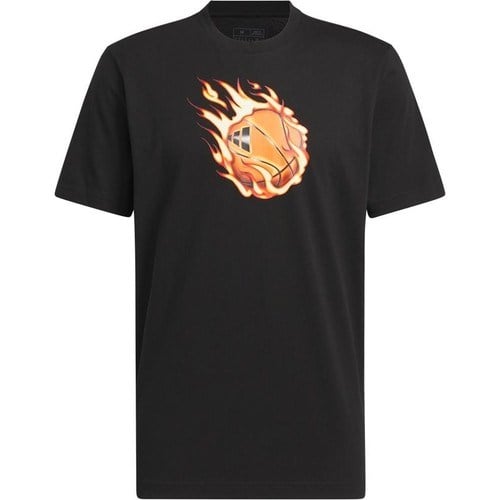 Adidas Performance IX0107 On Fire Basketball Graphic Tee
