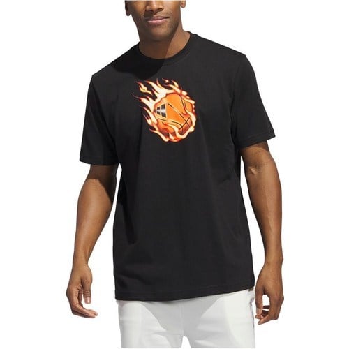 Adidas Performance IX0107 On Fire Basketball Graphic Tee