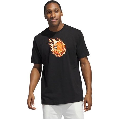 Adidas Performance IX0107 On Fire Basketball Graphic Tee