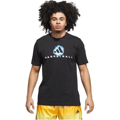 Adidas Performance JV8420 Basketball Lights Grafikli Tişört