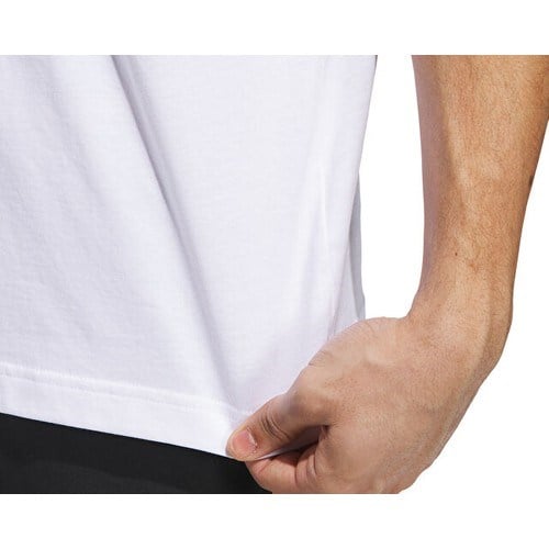 Adidas Performance JV8433 Basketball Is Happiness Graphic Tee