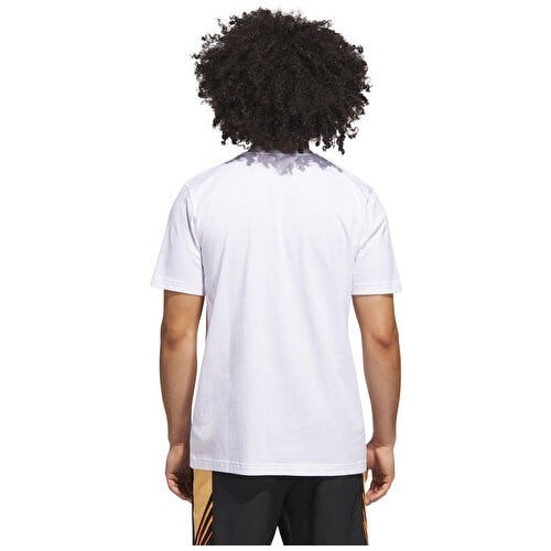 Adidas Performance JV8433 Basketball Is Happiness Graphic Tee