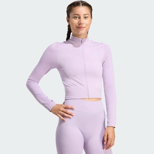 Adidas Performance JX3916 Workout Essentials Full-Zip Knit Jacket