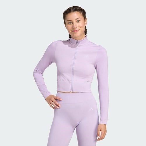 Adidas Performance JX3916 Workout Essentials Full-Zip Knit Jacket