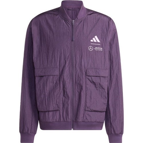Adidas Performance JX8818 Mercedes - AMG Petronas Formula One Team Premium Woven Bomber Jacket