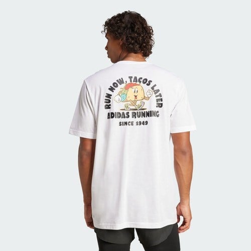 Adidas Performance KC2381 Koşu Sonrası Taco Grafikli Tişört