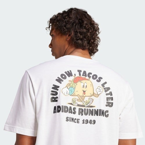 Adidas Performance KC2381 Koşu Sonrası Taco Grafikli Tişört