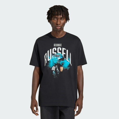 Adidas Performance KE7746 Mercedes - Amg Petronas Formula 1 Team George Russell Graphıc Tee