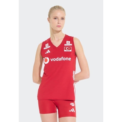 Adidas Performance KM7474 Türkiye Voleybol Milli Takımı Kadın Voleybol Forması Kırmızı
