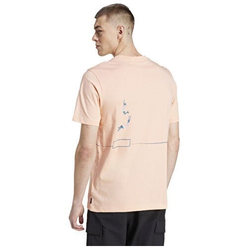 Adidas  Q12 Ts Pole Erkek Günlük Tişört JP4494 Pembe
