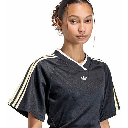 Adidas Rouched Foot J Kadın Futbol Originals Forma KC9123 Siyah XL Sezonluk Kadınlar İçin