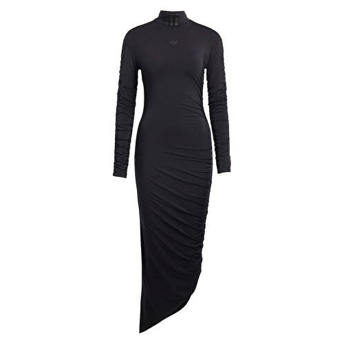 Adidas Ruched Maxi Kadın Günlük Elbise JW2806 Siyah