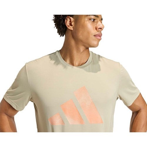 Adidas Run Ess Bl T M Erkek Koşu Tişörtü KC4274 Haki
