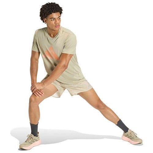 Adidas Run Ess Bl T M Erkek Koşu Tişörtü KC4274 Haki