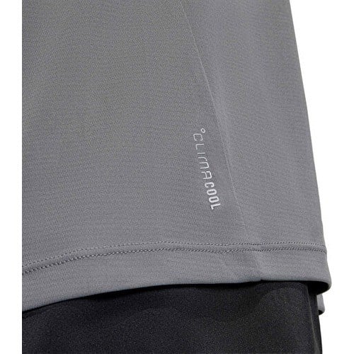 Adidas Run Ess Bl T M Erkek Koşu Tişörtü Gri 3XL Konforlu Kumaş ile Dış Mekan İçin Uygun