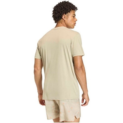 Adidas Run Ess Bl T M Erkek Koşu Tişörtü KC4274 Haki