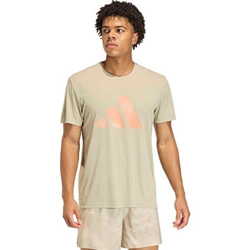 Adidas Run Ess Bl T M Erkek Koşu Tişörtü KC4274 Haki