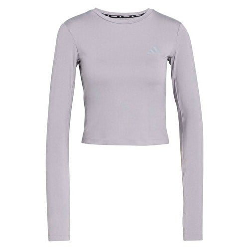 Adidas Run Ess Ls W Kadın Koşu Uzun Kollu Tişört KE8418 Gri