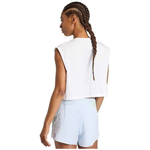 Adidas Run Ess Tk W Kadın Koşu Crop Üst KA0290 Beyaz