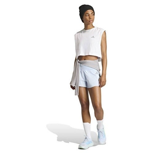Adidas Run Ess Tk W Kadın Koşu Crop Üst KA0290 Beyaz