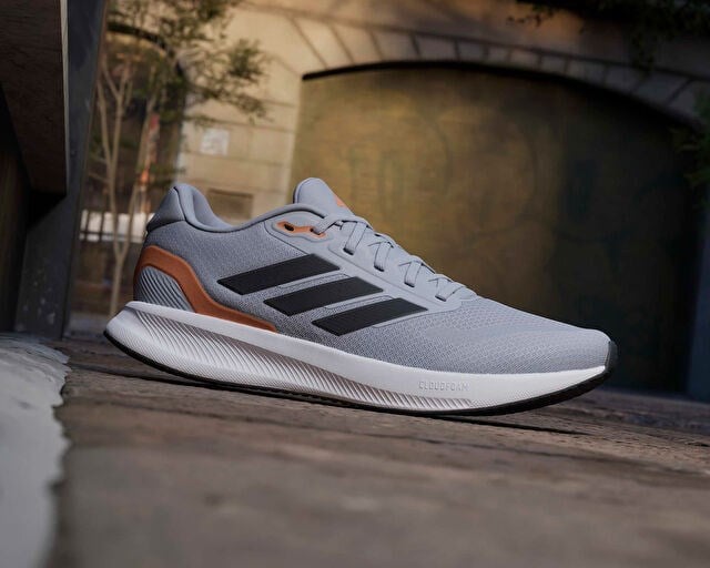 ADIDAS RUNFALCON 5 Erkek Koşu Ayakkabısı JQ6978 Gri