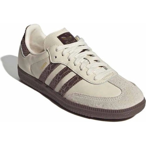 adidas Samba Og W Kadın Sneaker Süet Düz Taban Bağcıklı Beyaz Günlük Kullanım İçin IH3980