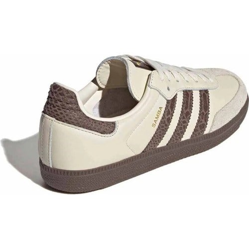 adidas Samba Og W Kadın Sneaker Süet Düz Taban Bağcıklı Beyaz Günlük Kullanım İçin IH3980