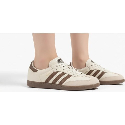 adidas Samba Og W Kadın Sneaker Süet Düz Taban Bağcıklı Beyaz Günlük Kullanım İçin IH3980