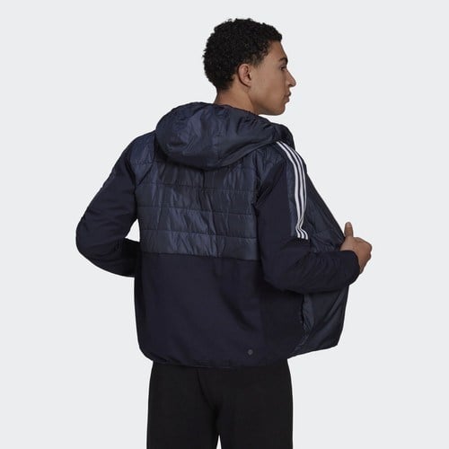 Adidas Sportswear HK4635 Essentials Insulated Hooded Hybrid Jacket