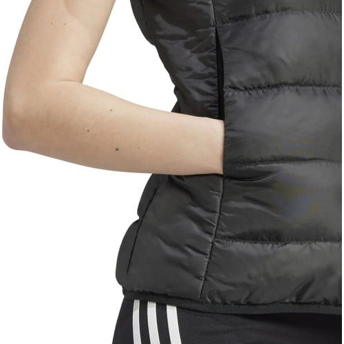 Adidas Sportswear HZ8484 Kadın 3-Stripes Light Down Yelek Siyah Kesim Kalıbı