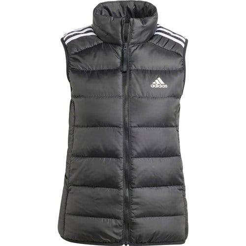 Adidas Sportswear HZ8484 Kadın 3-Stripes Light Down Yelek Siyah Kesim Kalıbı
