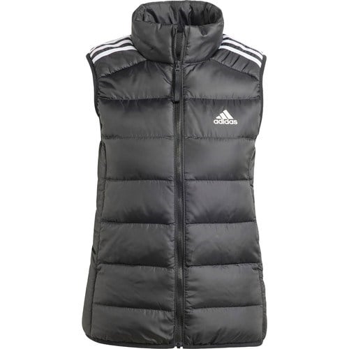 Adidas Sportswear HZ8484 Kadın 3-Stripes Light Down Yelek Siyah Kesim Kalıbı